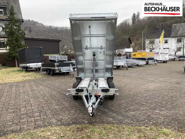 Anh&auml;nger Dreiseitenkipper Saris 310x176x40 3.000kg Stahlw&auml;nde, E-Pumpe 