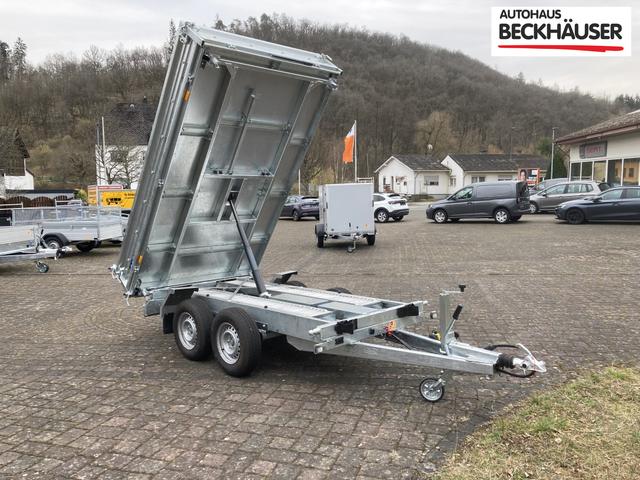 Anh&auml;nger Dreiseitenkipper Saris 310x176x40 3.000kg Stahlw&auml;nde, E-Pumpe 