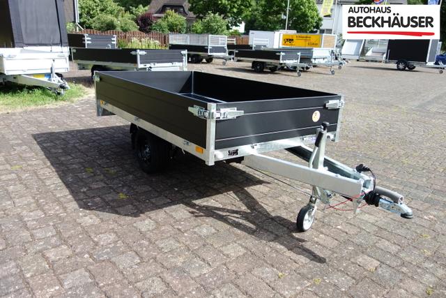 Anh&auml;nger Pritsche Saris PL 276 150 1500 1 - 276x150x35 cm 1.500kg 100km/h-Ausf&uuml;hrung, U-Profil 