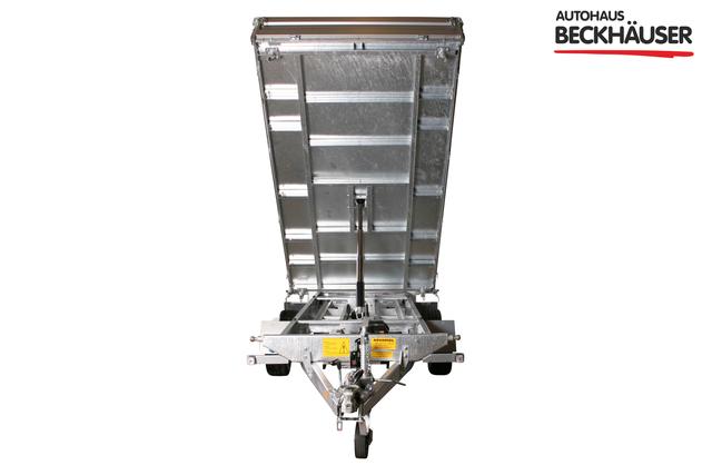 Anh&auml;nger Dreiseitenkipper Variant 3519 TB Maxi Load - 361x185x35 3.500kg Blattfederung, LED, E-Pumpe, Notpumpe, Auffahrrampen, Heckst&uuml;tzen 