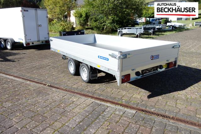 Anh&auml;nger Pritsche Saris PL 356 184 2700 2 - 356x184x35 cm 2.700kg 