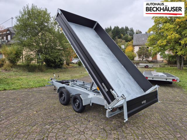 Anh&auml;nger Dreiseitenkipper Variant 3519 TB Maxi Load - 361x185x35 3.500kg Blattfederung, LED, E-Pumpe, Notpumpe 