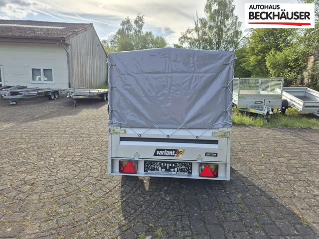 Anh&auml;nger Tieflader Variant 260 S1 Edition mit Planenaufbau - 254 x 124 100 750kg 