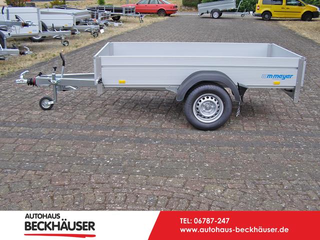 Anhänger Tieflader - WM Meyer B 1325/126 251x126 1.300kg - klappbare Vorderwand, 100km/h-Zulassung, Radstoßdämpfer