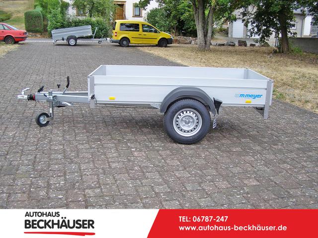 Anhänger Tieflader - WM Meyer B 1525/126 251x126 1.500kg - klappbare Vorderwand, 100km/h-Zulassung, Radstoßdämpfer