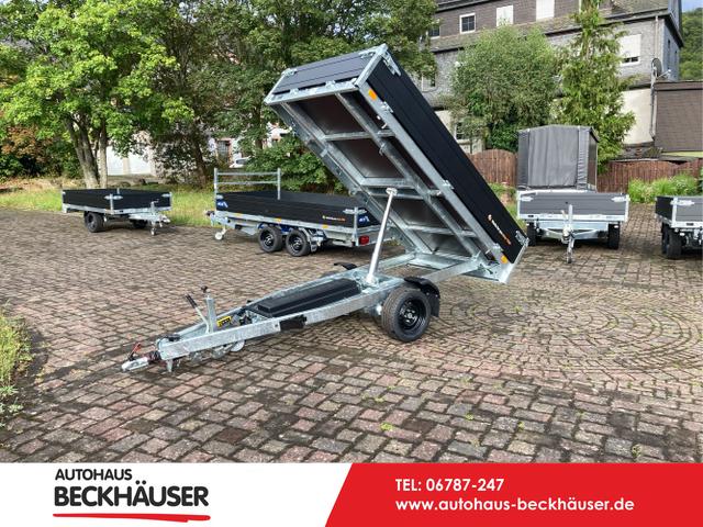 Anhänger Heckkipper - Saris K1 276 150 1500 1 - 276x150x35 cm 1.500kg E-Pumpe, Black Edition, 35cm Wände