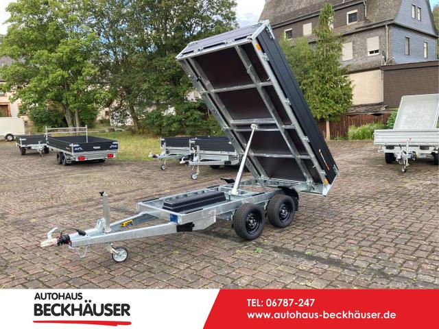 Anhänger Heckkipper - Saris K1 306 170 2700 2 - 2.700kg 306x170x35 cm mit E-Pumpe, Black Edition