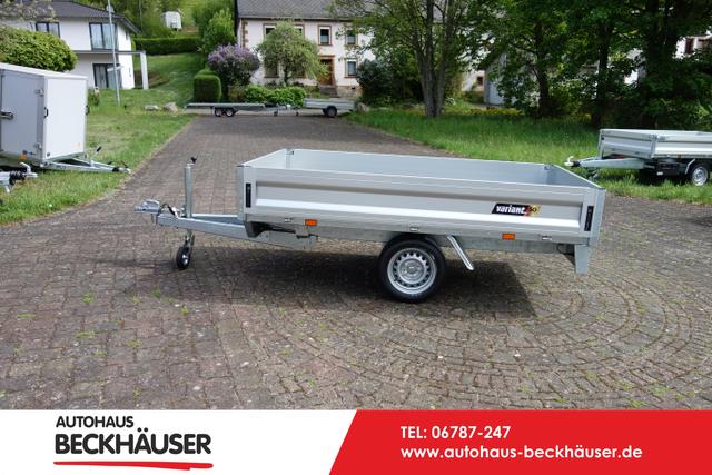 Anhänger Pritsche - Variant 715 P2 Classic - 254x144x35 cm 750kg ungebremst Alu-Bordwände