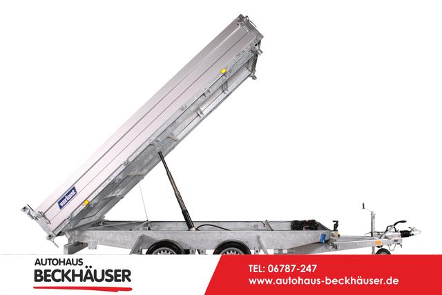 Anhänger Dreiseitenkipper - Variant 3519 TB Maxi Load - 361x185x35 3.500kg Blattfederung, LED, E-Pumpe, Notpumpe
