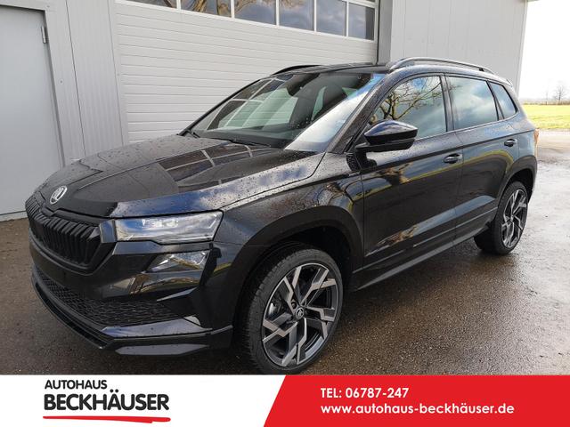 Skoda Karoq - Sportline 1.5TSI DSG AHK Matrix Pano Sound Leder 19 Zoll