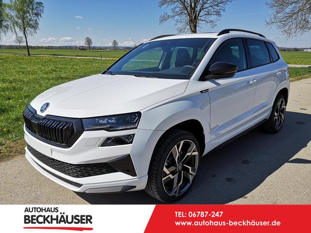Skoda Karoq - Sportline 1.5TSI DSG AHK Matrix Pano Sound Leder 19 Zoll