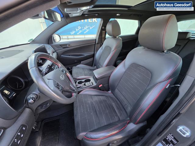 Hyundai TUCSON 1.6 N-Line 4WD Vollausstattung Pano el. Heckklappe Navi LED 