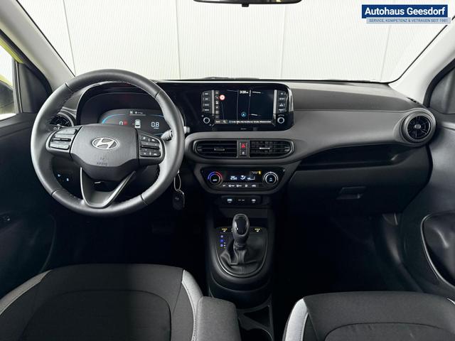 Hyundai i10 GO Plus 1,2 GDI Automatik / Sitz + Lenkradheizung Navi Klimaautomatik 15'' LM Felgen 