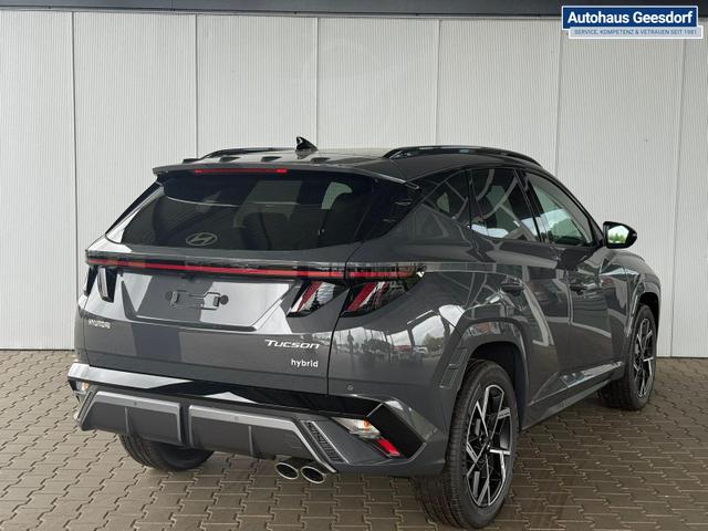 Hyundai TUCSON N-Line 1.6 T-GDI 4WD HEV / Panoramadach 4x Shz ACC Head-Up Krell-Soundsystem E-Klappe Matrix-LED E-Sitze Alu 19" 