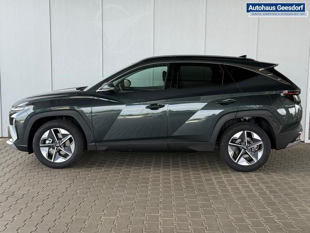 Hyundai TUCSON E-Motion 1.6 T-GDI 2WD 48V DCT / Panoramadach ACC Sitz + Lenkradheizung LED Navi PDC V&H Kamera Alu 18" 