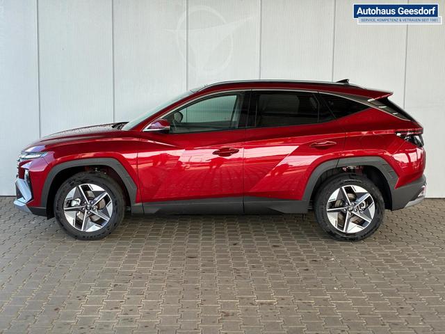 Hyundai TUCSON E-Motion 1.6 T-GDi 2WD HEV / Panoramadach ACC LED Sitz + Lenkradheizung Navi PDC V&H Kamera Alu 18" 