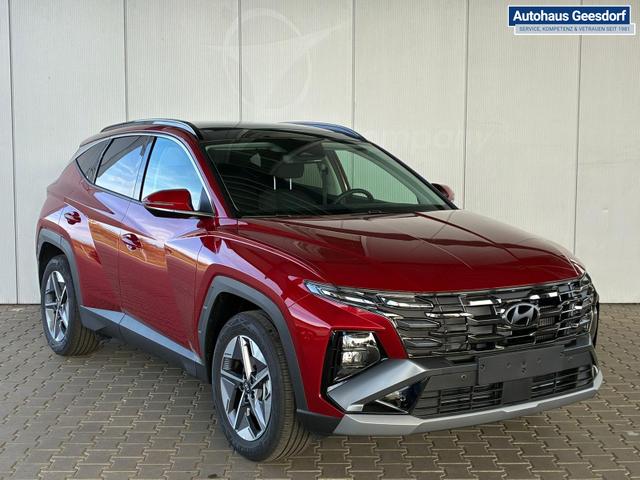 Hyundai TUCSON E-Motion 1.6 T-GDI 2WD 48V DCT / Panoramadach ACC Sitz + Lenkradheizung LED Navi PDC V&H Kamera Alu 18" 