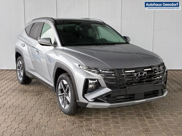 Hyundai TUCSON E-Motion 1.6 T-GDi 2WD HEV / Panoramadach ACC LED Sitz + Lenkradheizung Navi PDC V&H Kamera Alu 18" 
