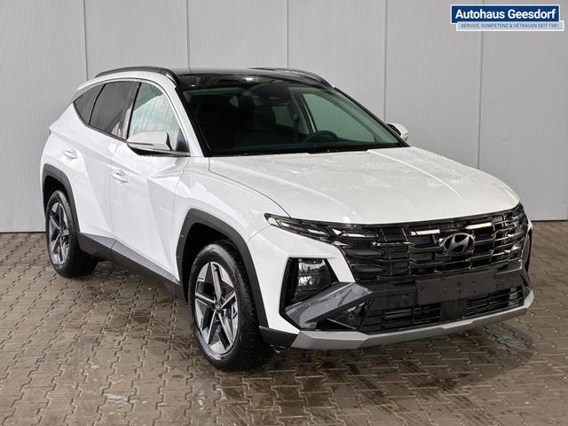 Hyundai TUCSON E-Motion 1.6 T-GDi 2WD HEV / Panoramadach ACC LED Sitz + Lenkradheizung Navi PDC V&H Kamera Alu 18" 