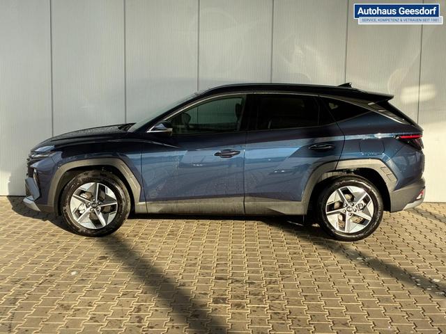 Hyundai TUCSON E-Motion 1.6 T-GDI 2WD 48V DCT / Panoramadach ACC Sitz + Lenkradheizung LED Navi PDC V&H Kamera Alu 18" 
