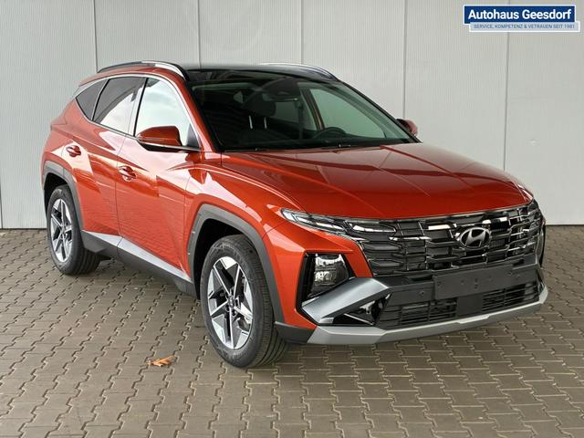 Hyundai TUCSON E-Motion 1.6 T-GDI 2WD 48V DCT / Panoramadach ACC Sitz + Lenkradheizung LED Navi PDC V&H Kamera Alu 18" 