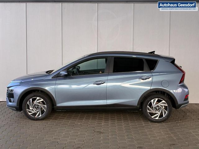 Hyundai BAYON Premium 1.0 T-GDI 100 PS 48V 7DCT / Keyless ACC Soundsystem BOSE Sitz + Lenkradheizung LED Navi PDC V&H Kamera Totwinkel Alu 16" 