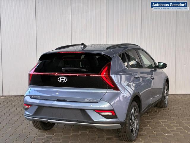 Hyundai BAYON Premium 1.0 T-GDI 100 PS 48V 7DCT / Keyless ACC Soundsystem BOSE Sitz + Lenkradheizung LED Navi PDC V&H Kamera Totwinkel Alu 16" 
