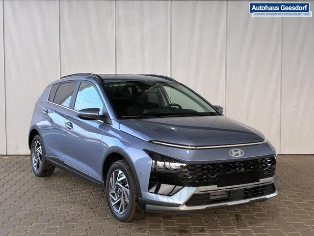 Hyundai BAYON Premium 1.0 T-GDI 100 PS 48V 7DCT / Keyless ACC Soundsystem BOSE Sitz + Lenkradheizung LED Navi PDC V&H Kamera Totwinkel Alu 16" 