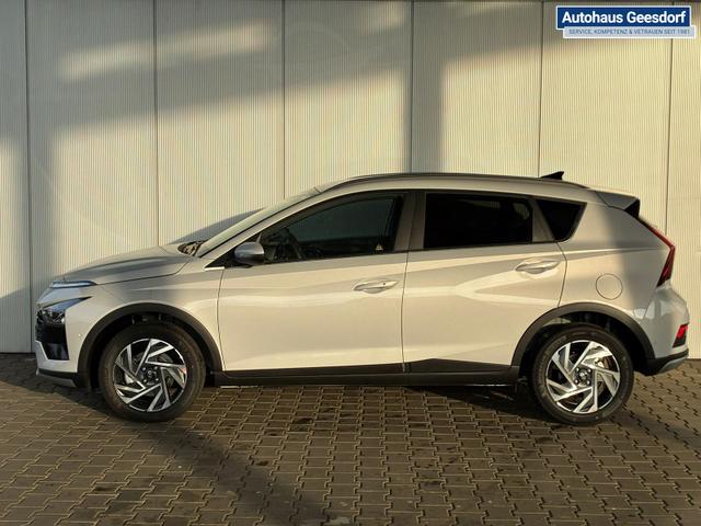 Hyundai BAYON Premium 1.0 T-GDI 100 PS 48V 7DCT / Keyless ACC Soundsystem BOSE Sitz + Lenkradheizung LED Navi PDC V&H Kamera Totwinkel Alu 16" 