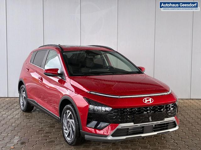 Hyundai BAYON Premium Sky 1.0 T-GDI 100 PS 48V 7DCT / Keyless ACC Soundsystem BOSE Sitz + Lenkradheizung LED Navi PDC V&H Kamera Totwinkel Alu 16" 