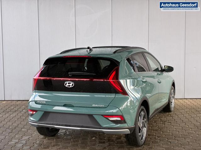 Hyundai BAYON Premium Sky 1.0 T-GDI 100 PS 48V 7DCT / Keyless ACC Soundsystem BOSE Sitz + Lenkradheizung LED Navi PDC V&H Kamera Totwinkel Alu 16" 