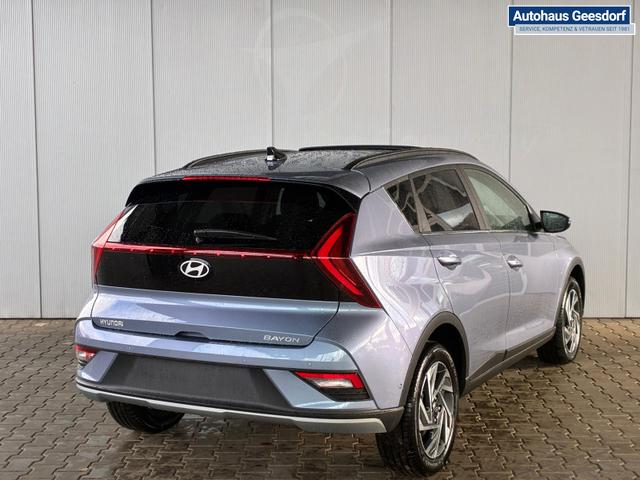 Hyundai BAYON Premium Sky 1.0 T-GDI 100 PS 48V 7DCT / Keyless ACC Soundsystem BOSE Sitz + Lenkradheizung LED Navi PDC V&H Kamera Totwinkel Alu 16" 