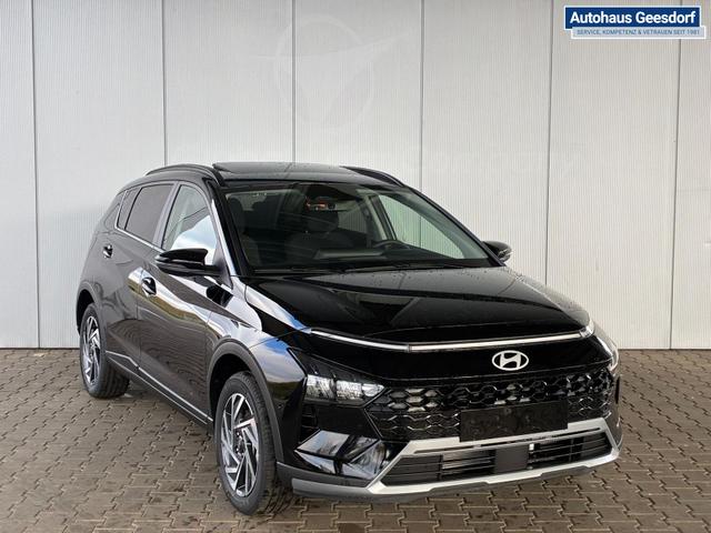 Hyundai BAYON Premium Sky 1.0 T-GDI 100 PS 48V 7DCT / Keyless ACC Soundsystem BOSE Sitz + Lenkradheizung LED Navi PDC V&H Kamera Totwinkel Alu 16" 