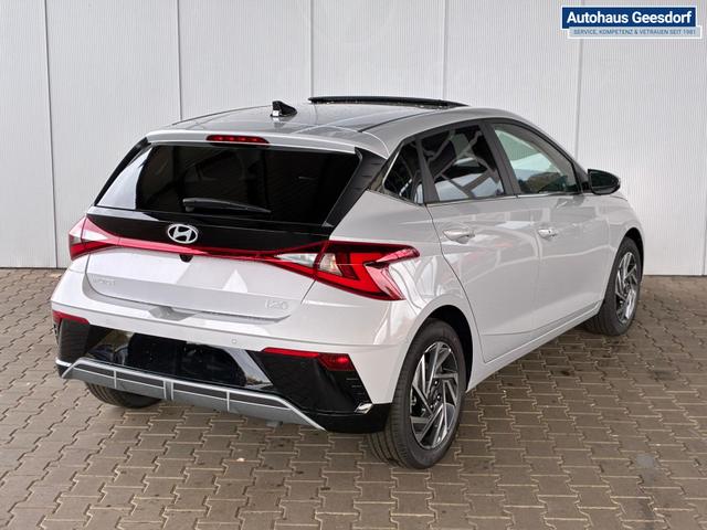 Hyundai i20 1.0 Premium 7DCT 48V / Schiebedach LED BOSE-Soundsystem ACC PDC V&H + Kamera Sitz Lenkradheizung Alu 16" 