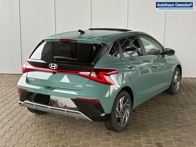 Hyundai i20 1.0 Premium 7DCT 48V / Schiebedach LED BOSE-Soundsystem ACC PDC V&H + Kamera Sitz Lenkradheizung Alu 16" 