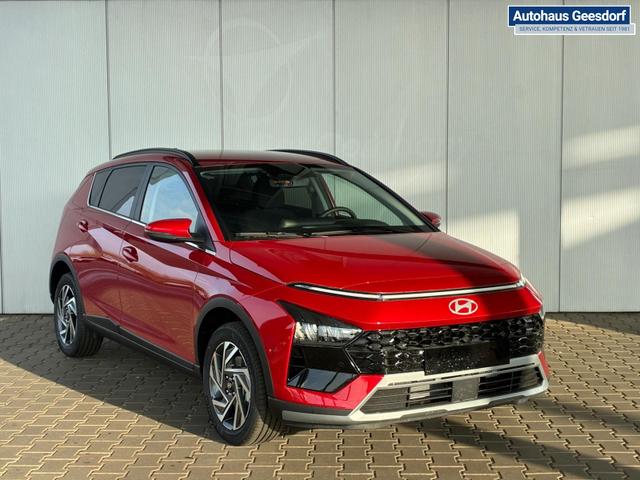 Hyundai BAYON Premium 1.0 T-GDI 100 PS 48V 7DCT / Keyless ACC Soundsystem BOSE Sitz + Lenkradheizung LED Navi PDC V&H Kamera Totwinkel Alu 16" 