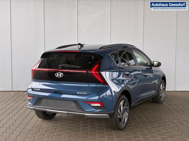 Hyundai BAYON Premium 1.0 T-GDI 100 PS 48V 7DCT / Keyless ACC Soundsystem BOSE Sitz + Lenkradheizung LED Navi PDC V&H Kamera Totwinkel Alu 16" 