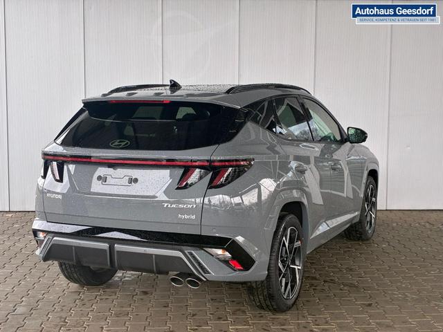 Hyundai TUCSON HEV 2WD N-Line X Pano / MY27 Panoramadach Head-Up 360&deg; Kam. ACC Sitz + Lenkradheiz. Sitzbel&uuml;ftung Alu 19" 