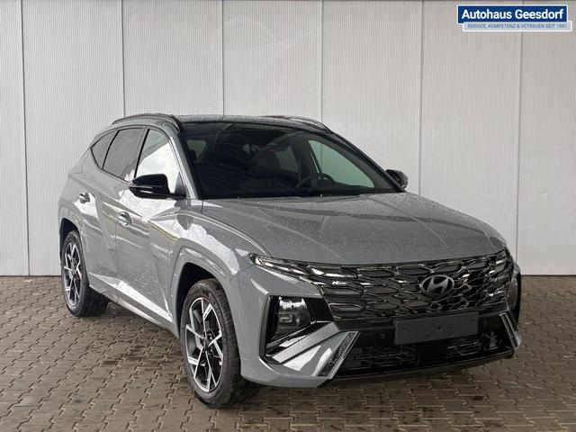 Hyundai TUCSON HEV 2WD N-Line X Pano / MY27 Panoramadach Head-Up 360&deg; Kam. ACC Sitz + Lenkradheiz. Sitzbel&uuml;ftung Alu 19" 