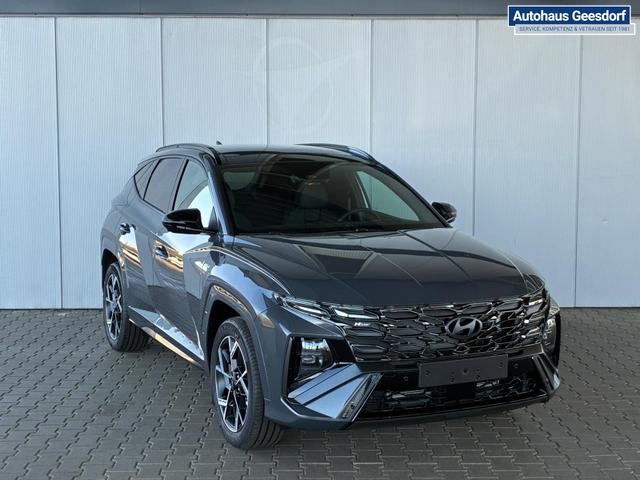 Hyundai TUCSON HEV 2WD N-Line X Pano / MY27 Panoramadach Head-Up 360&deg; Kam. ACC Sitz + Lenkradheiz. Sitzbel&uuml;ftung Alu 19" 
