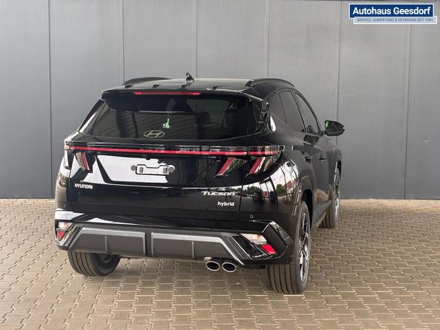 Hyundai TUCSON HEV 2WD N-Line X Pano / MY27 Panoramadach Head-Up 360&deg; Kam. ACC Sitz + Lenkradheiz. Sitzbel&uuml;ftung Alu 19" 