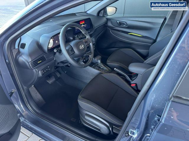 Hyundai i20 Style 1.0 T-GDI BLACK LINE / Navi Fernlichtassistent Spurhalteassistent ACC Kamera Sitz + Lenkradheizung LED Alu 16" 