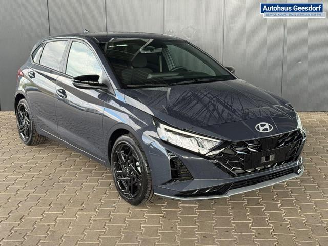 Hyundai i20 Black-Line STYLE 1,0 T-GDi 7-DCT / Navi Tempomat Spurhalteassistent Kamera Sitz + Lenkradheizung LED 