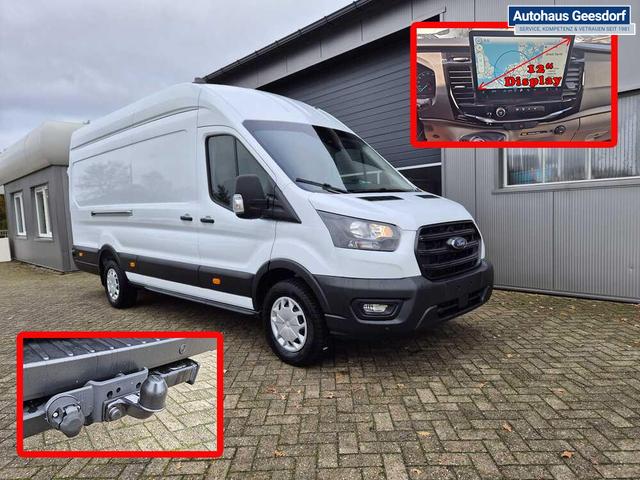 Ford Transit 350 L4H3 2.0 EcoBlue 130PS Trend Heckantrieb 3,5t 2-Sitzer AHK Sitzheizung Frontscheibe beheizb. Klimaautomatik Navi PDC v+h Bluetooth DAB Apple CarPlay Android Auto Tempomat Ganzj.Reifen 