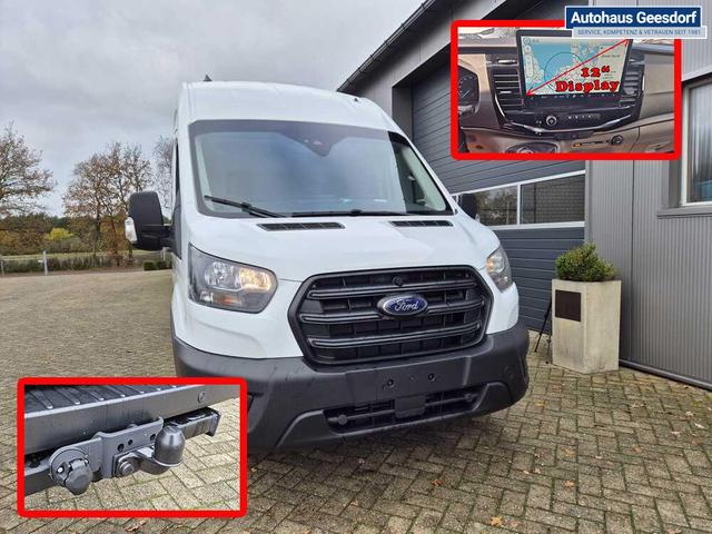 Ford Transit 350 L4H3 2.0 EcoBlue 130PS Trend Heckantrieb 3,5t 2-Sitzer AHK Sitzheizung Frontscheibe beheizb. Klimaautomatik Navi PDC v+h Bluetooth DAB Apple CarPlay Android Auto Tempomat Ganzj.Reifen 