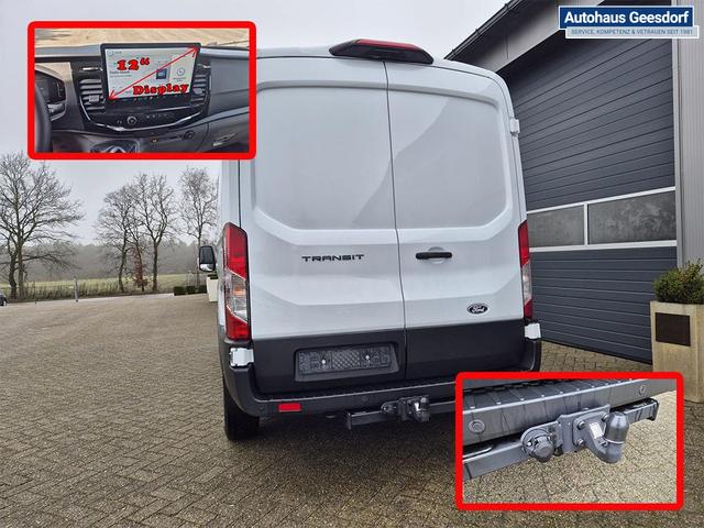 Ford Transit L2H2 2.0 EcoBlue 165PS Trend Heckantrieb 3,5t 2-Sitzer AHK Sitzheizung Lenkradheizung Frontscheibe beheizb. Klimaautomatik PDC v+h Rückf.Kamera Bluetooth DAB Apple CarPlay Android Auto Tempomat Ganzj.Reifen 