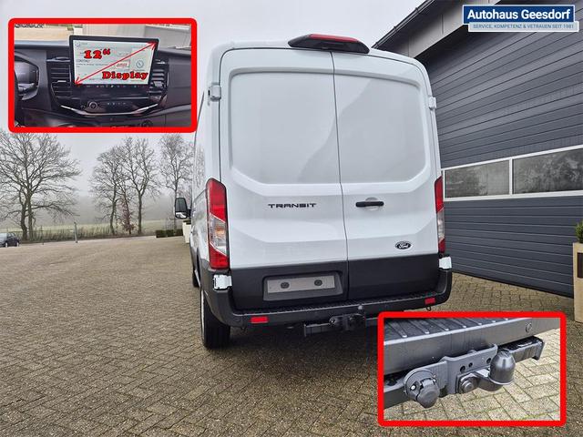 Ford Transit L2H2 2.0 EcoBlue 130PS Trend 3,5t 3-Sitzer AHK Sitzheizung Lenkradheizung Frontscheibe beheizb. Klimaautomatik Bluetooth DAB Apple CarPlay Android Auto PDC v+h Rückf.Kamera Tempomat 
