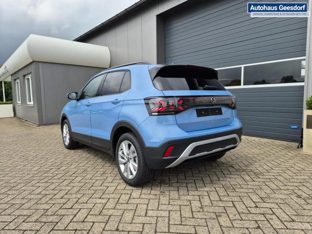 Volkswagen T-Cross 1.0 TSI 116PS DSG Life LED-Matrix-Scheinwerfer Klimaautomatik Sitzheizung PDC Rückf.Kamera 17-LM abged.Scheiben 2xKeyless DAB+ Bluetooth Touchscreen Apple CarPlay Android Auto 