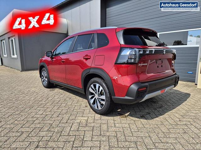 Suzuki S-Cross Comfort+ 129PS MHEV 4x4 ALLGRIP 1.4 Boosterjet Teilleder Navi Klimaautomatik Sitzheizung ACC PDC v+h 4x Kamera Suzuki-Radio Apple CarPlay Android Auto Touchscreen 2xKeyless 17-LM 