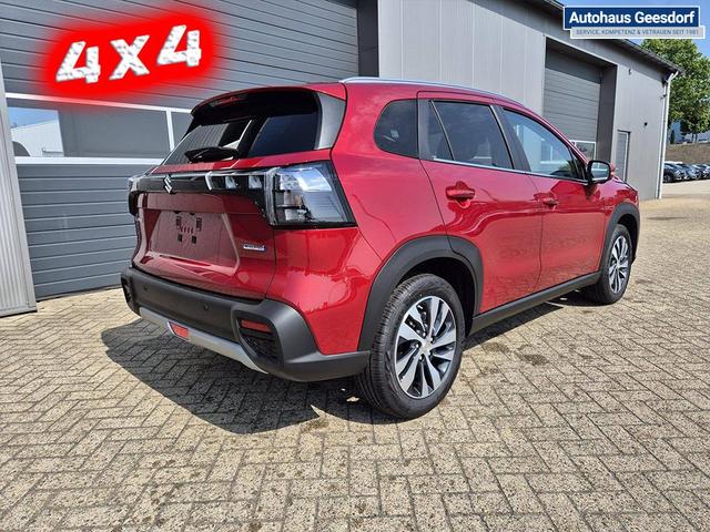 Suzuki S-Cross Comfort+ 129PS MHEV 4x4 ALLGRIP 1.4 Boosterjet Teilleder Navi Klimaautomatik Sitzheizung ACC PDC v+h 4x Kamera Suzuki-Radio Apple CarPlay Android Auto Touchscreen 2xKeyless 17-LM 
